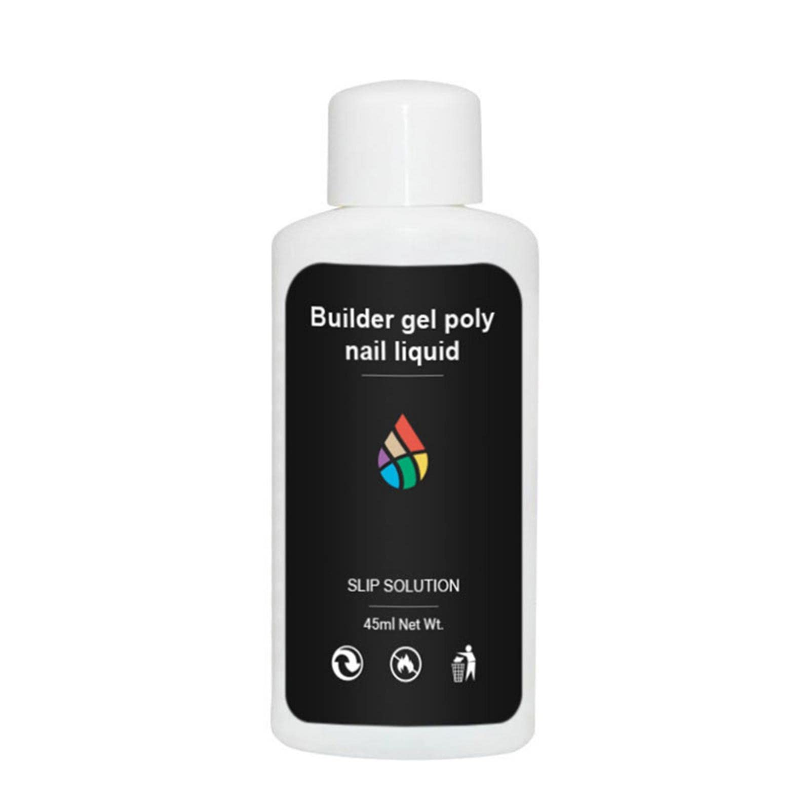 Slip Solution For Gel Nails,Nail Extension Gel Solution With Liquid | Quick Poly Nail Gel Extension Gel Liquid Solution Nail Gel Builder Liquid For Nail Art DIY Nail