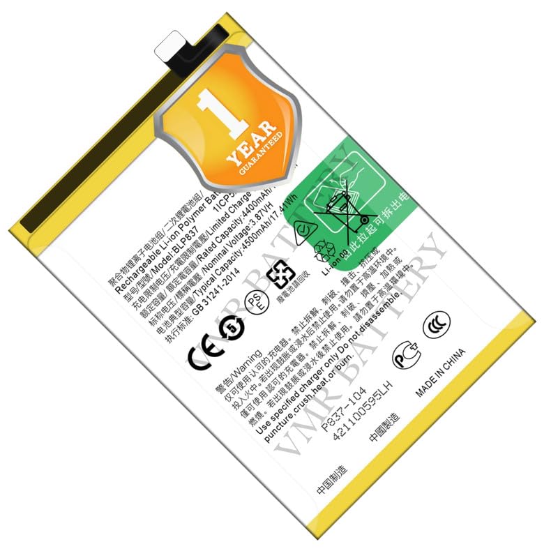 Image of Original BLP837 Battery Compatible for Realme 8 Pro (RMX3081) - (4500mAh) - 1 Year Warranty K7