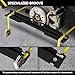 TOBUMO 2 Pack Heavy Duty Wheel Alignment Tool Kit - Black Toe Alignment Tool Plates Contains 2 Pcs Tape Measures,Hanging Hole Design - Fast and Accurate Measurements,Suitable for Various Vehicles