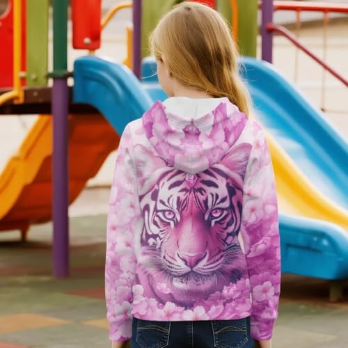 Image of GLUDEAR Teen Boys Girls Novelty Animal Galaxy Hoodies Sweatshirts Pullover
