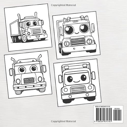 Toddler Trucks Time: Big Truck Coloring Fun For Toddlers