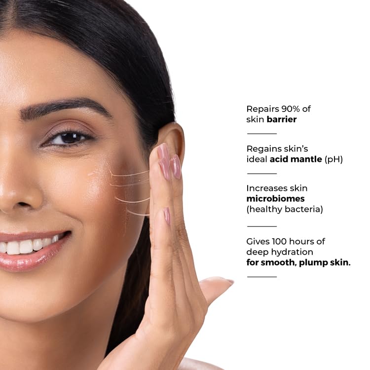 Brillare Vegan Mucin Power Repair Essence | Ceramide & Probiotics Serum for Hydration, Elasticity & Skin Barrier | For All Skin Types (100ML)