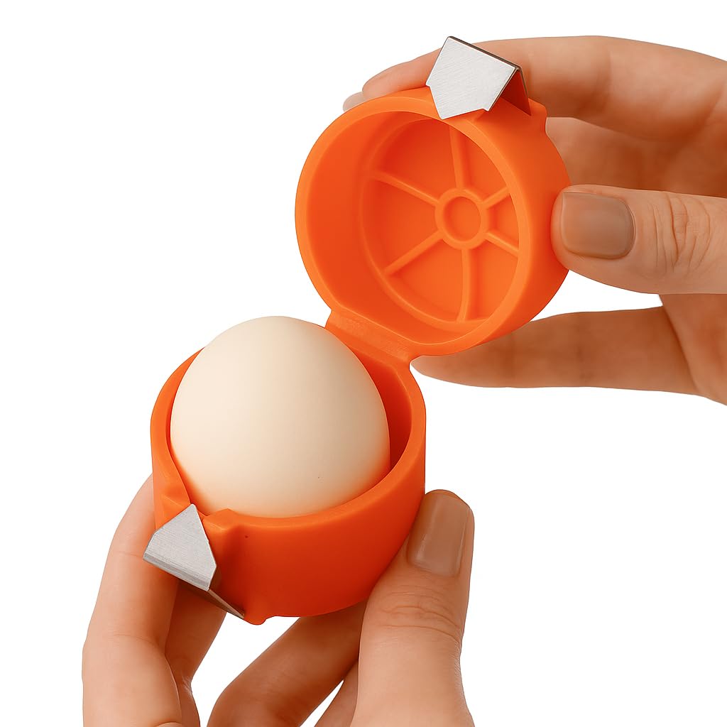 Egg Topper Shell Cutter for Soft & Boiled Eggs, Stainless Steel Tool