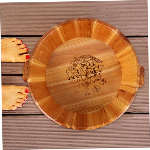 Pecera de pies de madera Healeved para uso múltiple miniatura 4