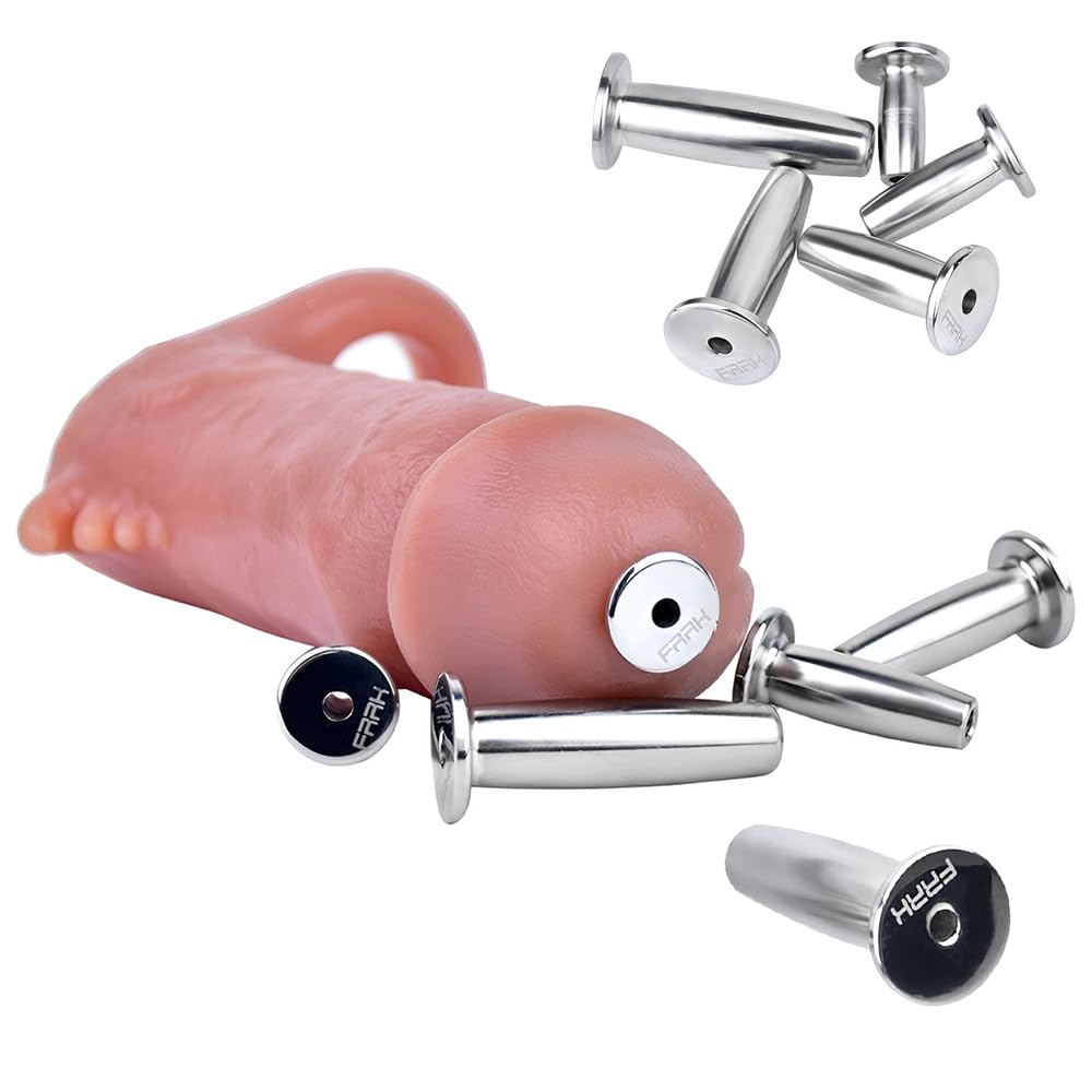 Harnröhren Dilatator Set Edelstahl Hohl Penis Plug Prostata Masturbation Metall Katheter Harnröhrensonden Harnröhren Stimulation SM Erotik Sexspielzeuge harnröhren dilator für Männer (5Pcs)