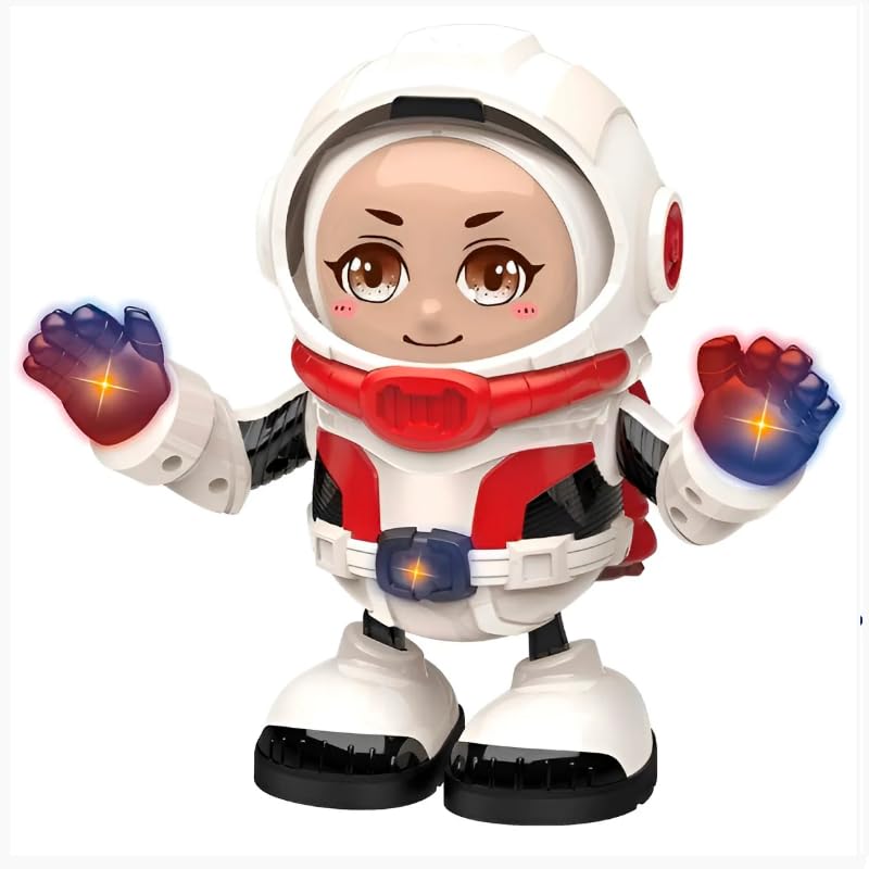 Brinquedo Astronauta Robô Dançarino Luz Som Diversão
