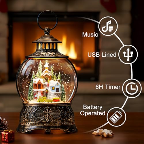 La mejor selección de Globos de nieve , tabla con los diez mejores. 28 Imagen adicional