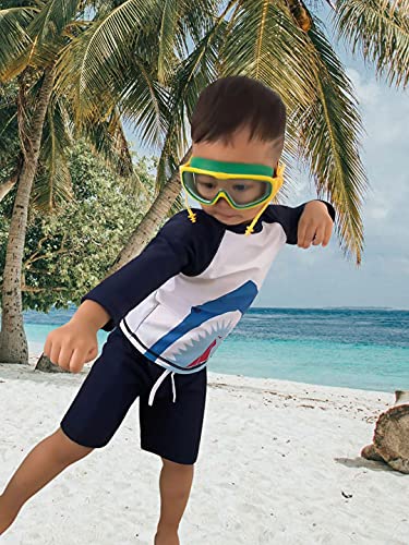 Image of XFGIRLS Baby Boys Swimsuit Toddler Sunsuit UPF 50+ Sun Protection One Piece Beach
