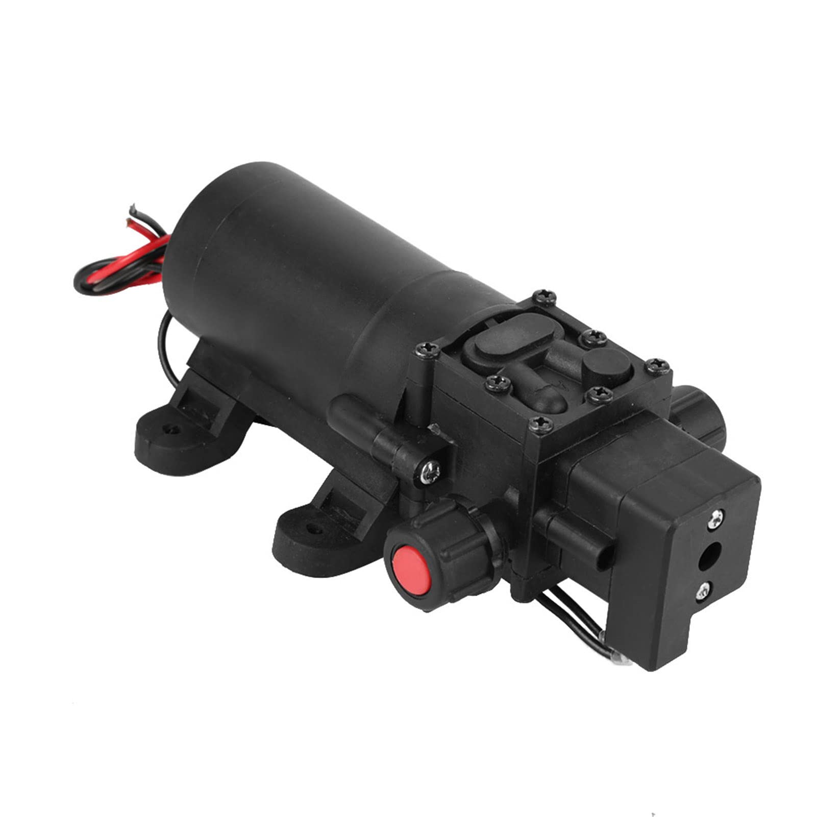 Pompa Elettrica a Membrana 24 V 80 W 5,5 L/Min Portata Pompa Acqua ad Alta Pressione con Interruttore Automatico per Irrigazione del Giardino e Alimentazione Idrica