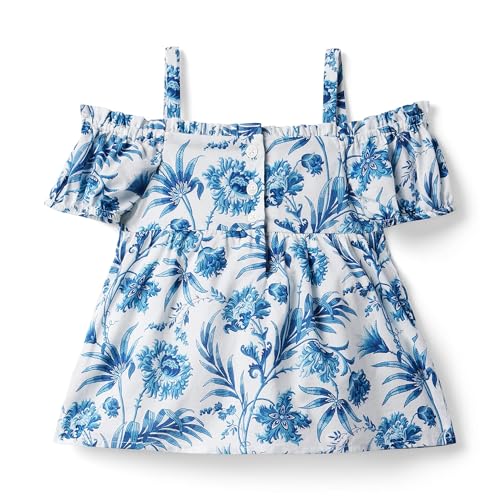 Janie and Jack Girl's Floral Print Top (Toddler/Little Kids/Big Kids)2