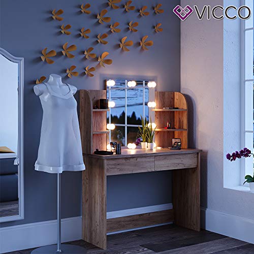 Vicco tavolo da toeletta Charlotte, Quercia