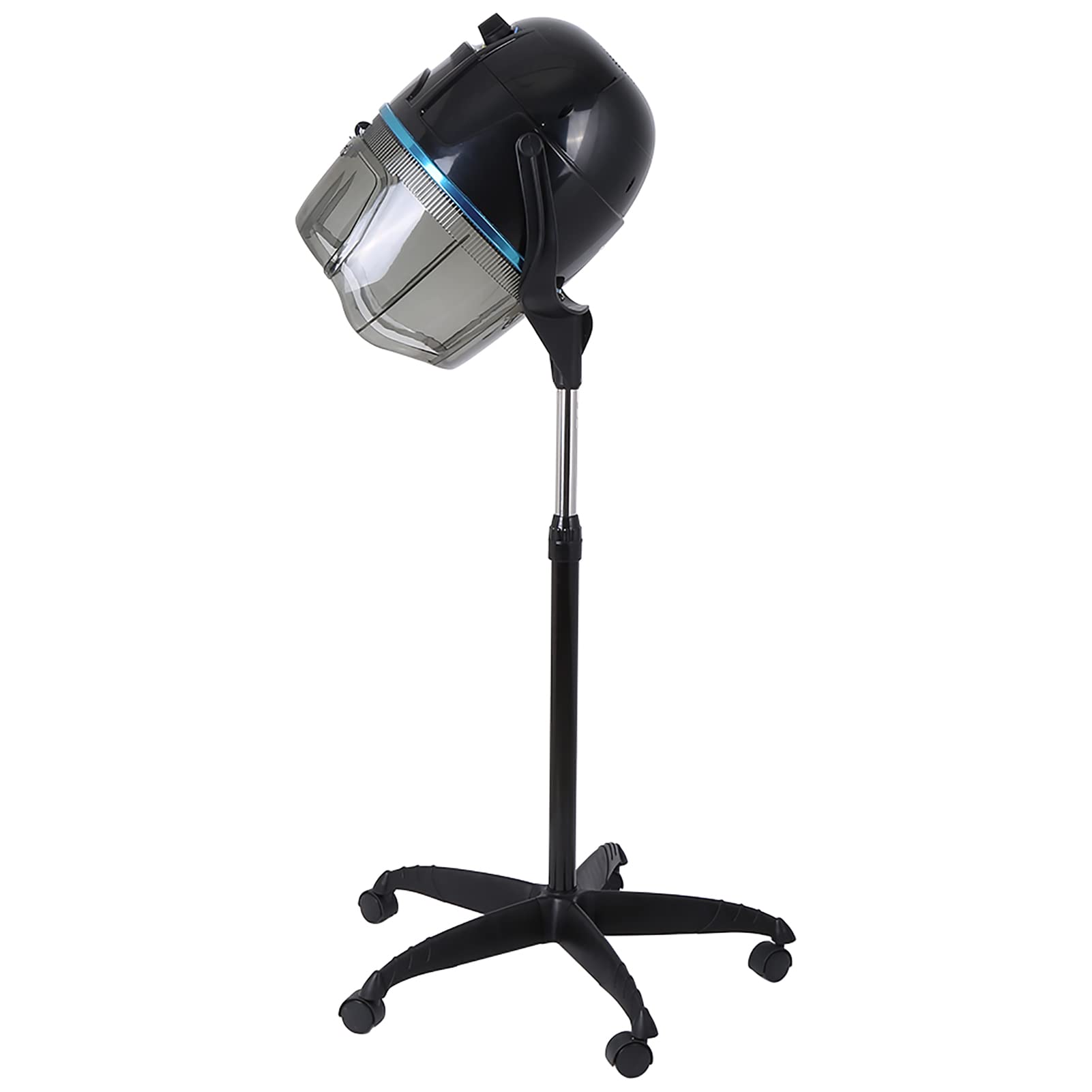 Professional Floor Bonnet Hair Dryer with Wheels Stand Up Rolling Hair Dryer Stand Hair Dryer Hair Bonnet Dryer Salon Hair Styling Tools Hair Dryer with Wheels Adjustable Hooded