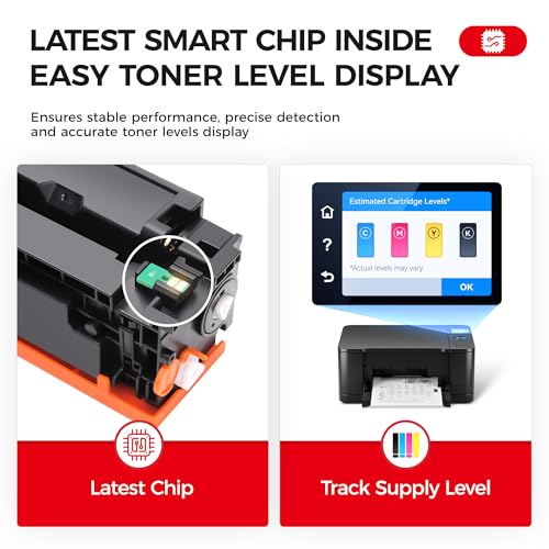 Image of 075H Black High Capacity Toner Cartridge 2-Pack with Chip Replacement for Canon 075 075H Toner Compatible for Canon Color imageCLASS MF662Cdw MF663Cdw MF665Cdw LBP646Cdw LBP647Cdw LBP640 MF660 Printer