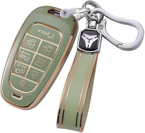Miniatura 8 de ontto Funda inteligente para llavero de 8 botones compatible con Hyundai Sonata Sel IONIQ 5 Nexo Tucson Sonata 2020 Grandeur 2020 Sonata Limited