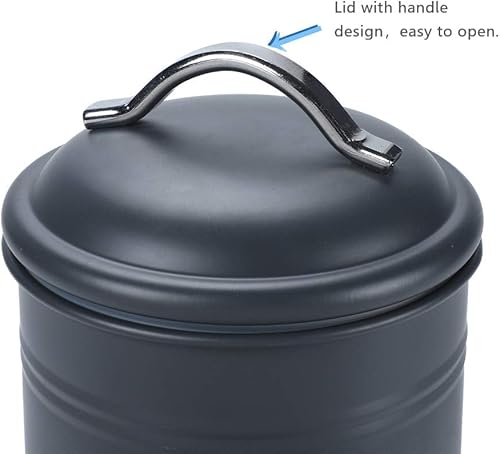 Miniatura 4 de Recipiente hermético de cocina con tapa, contenedor rústico de decoración de granja para alimentos secos, azúcar, café, té, tarro de almacenamiento