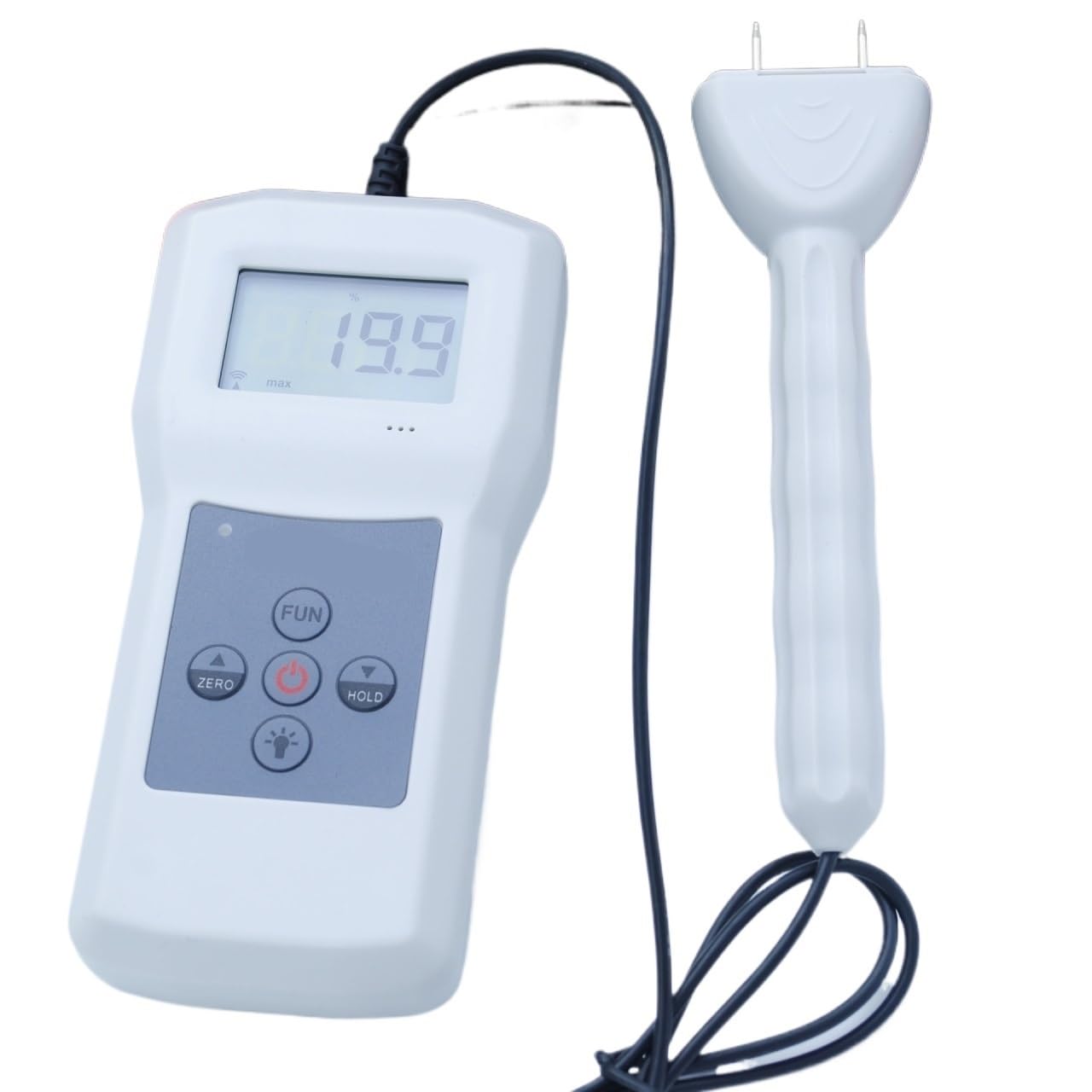 CVFRDD Moisture Meter Paper Bale Moisture Meter, Handheld, Portable Detector, Measuring Range 0-84, Accuracy 0.5