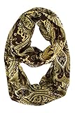 Peach Couture Vintage Womens Bohemian Design Infinity Loop Scarves