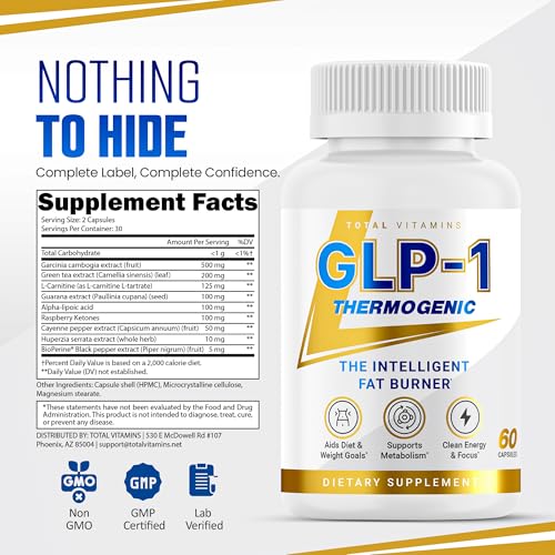 Total Vitamins GLP-1 Weight Loss Pills