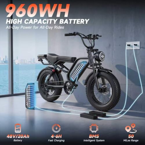 Image of Electric Bike for Adults 14 inch /20 inch /26 inch Ebike 48V 500W / 1500W