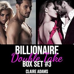 Billionaire Double Take Box Set 3 Audiolibro Por Claire Adams arte de portada