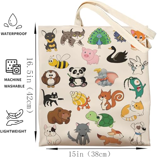 Image of DOOX Canvas Tote Bag for Women, Canvas Reusable | Gift /Shopping /Beach /Grocery Canvas Bag - Birthday & Christmas Gift for Women