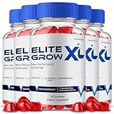 Gold Nutra (5 Pack) Elite Grow XL Gummies, Elite Grow XL Supplement, High Potency Max Performance, All Natural Formula
