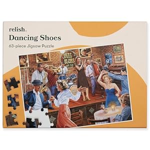 Relish – Dementie legpuzzels voor volwassenen, 63-delige dansschoenen puzzel – activiteiten en geschenken voor ouderen met de ziekte van Alzheimer