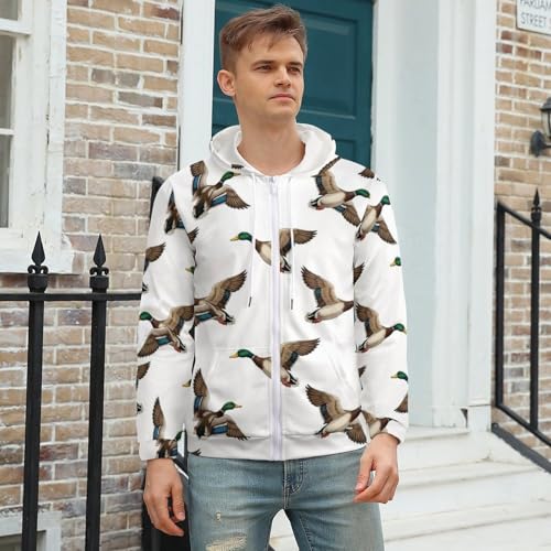 Hoodie casual para hombre con bolsillos y capucha miniatura 3