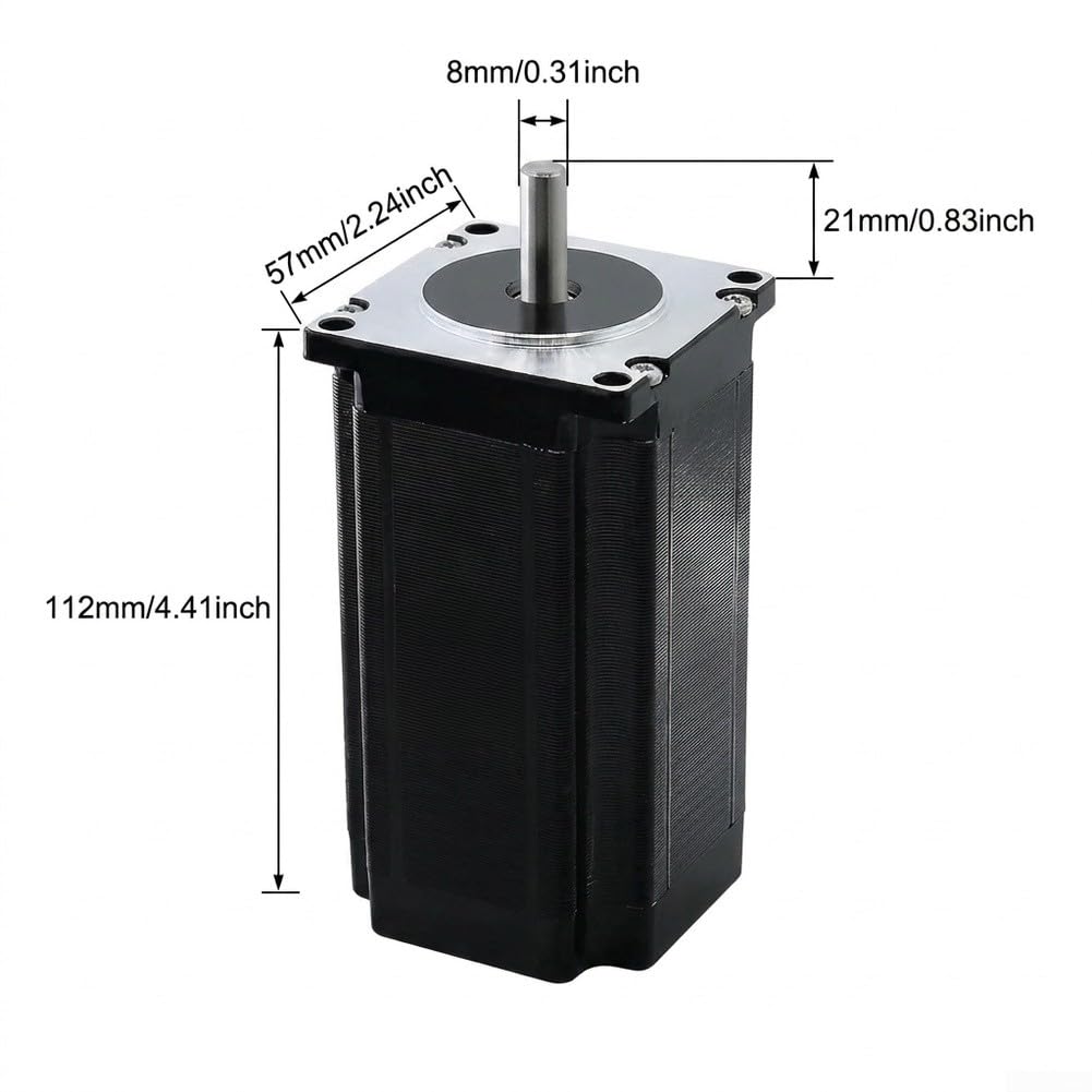 Per motore passo-passo Nema 23, 3,0 Nm, coppia alta 112 mm, per (425 oz.in