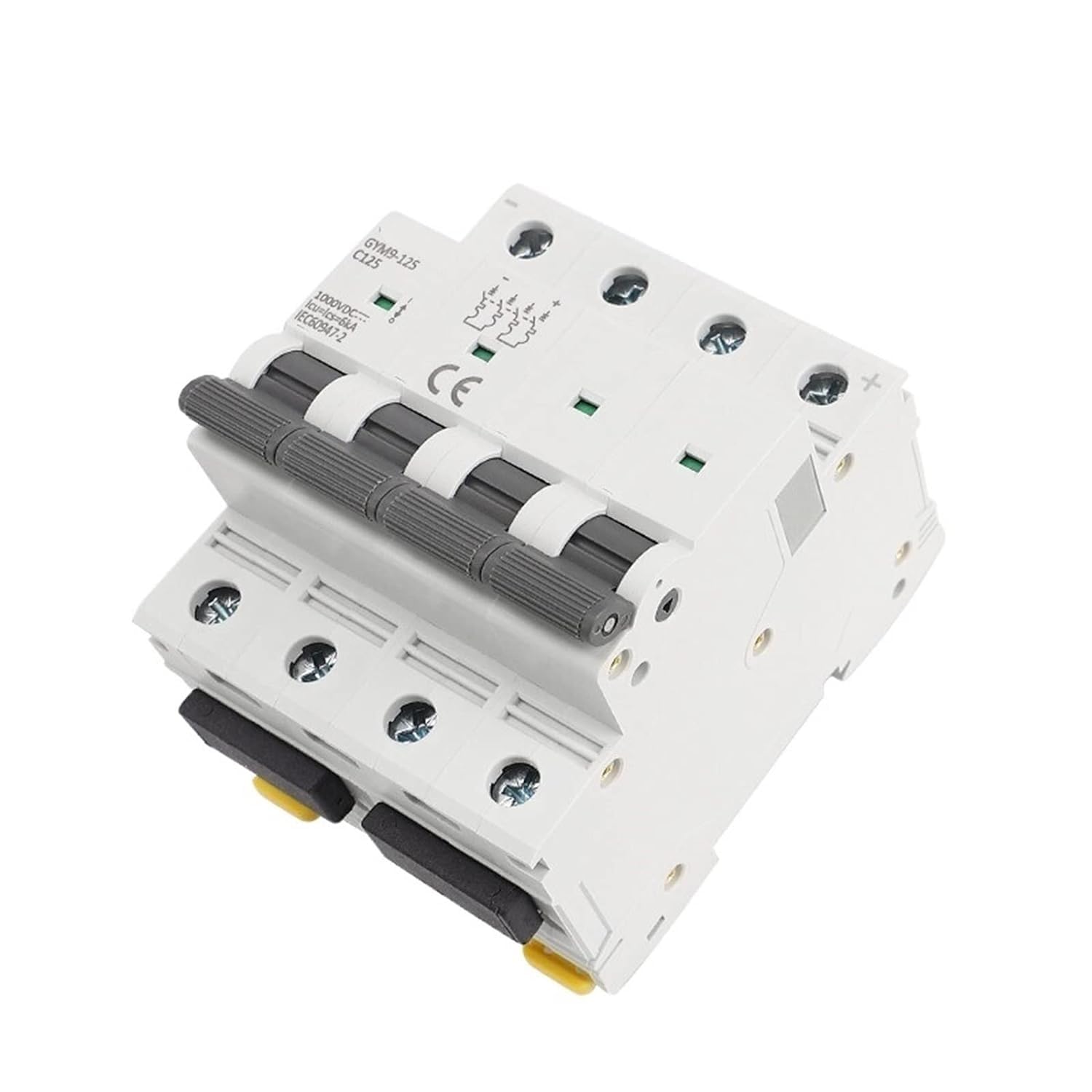 Disjoncteur DC 1000V 125A pour sécuriser l'énergie solaire isolée