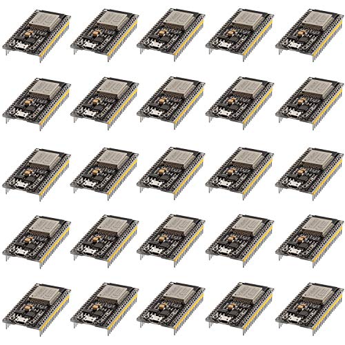 AZDelivery 25 x ESP32 ESP-WROOM-32 NodeMCU Modulo WiFi + Bluetooth Dev Kit C Placa de Desarrollo 2.4 GHz Dual Core con Chip CP2102 (sucesor del ESP8266) Compatible con Arduino con E-Book Incluido!