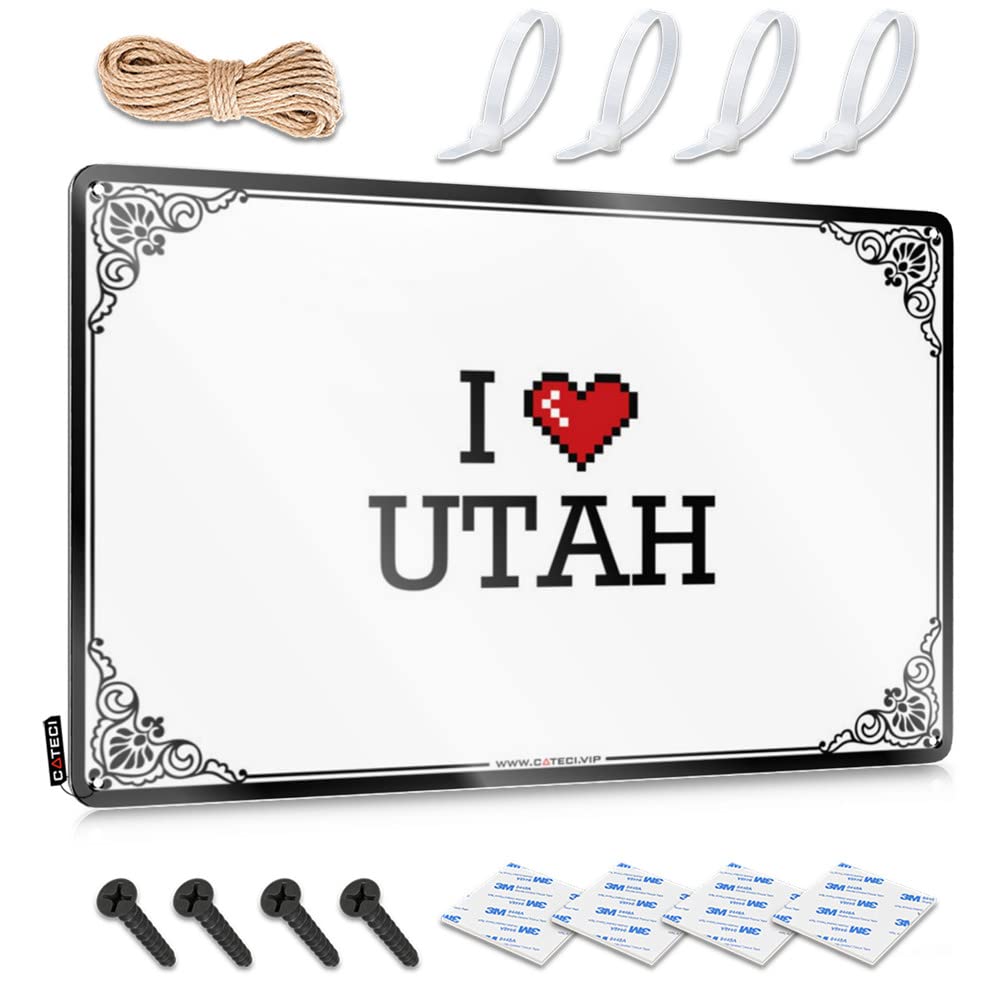 Room Door Decor Decor Accessory | I Love Utah Farmhouse Clearance Decoration(30X40CM)