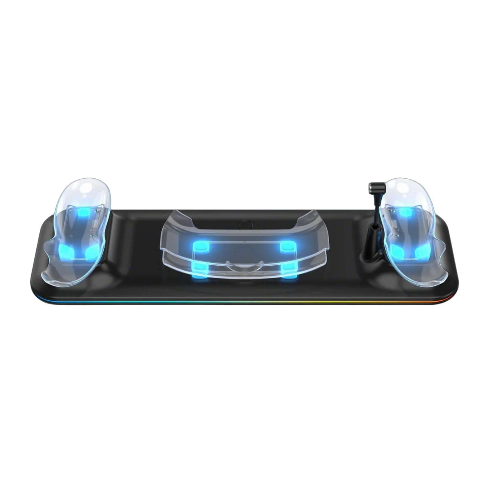 Base di ricarica per 3 cuffie per realtà virtuale Controller Supporto di ricarica con luce LED Accessori per realtà virtuale Base per stazione di ricarica rapida