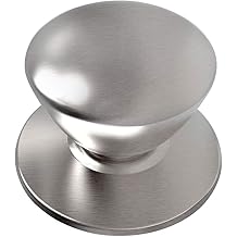 Buy 9 Pack Of Brushed Nickel Kitchen Cabinet Knobs Pulls With Wide Base Round Satin Nickel Dresser Handles Silver Drawer Hardware For Modern Furniture Door Decoration Online In Bahrain B07svy2w36