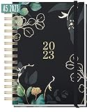TU AGENDA PARA EL 2023 - Agenda semanal con funda rígida en 4 idiomas: inglés, italiano, español y francés. 1 semana en 2 páginas con espacio para notas y eventos, resumen mensual y mucho más. Dispone de un cómodo cierre elástico y una tapa con detalles dorados en relieve. ♥