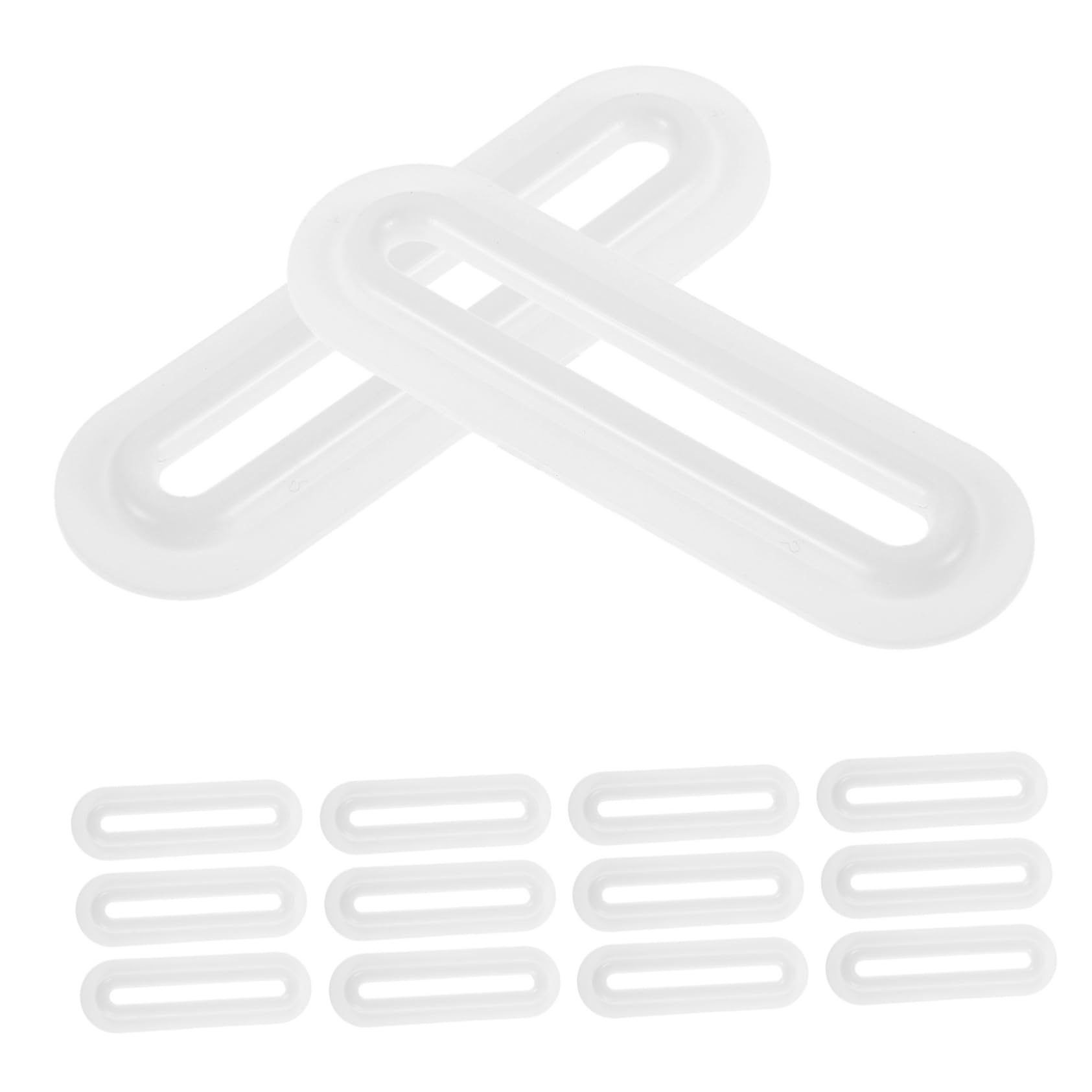 Abaodam 20Pcs Oval Coin Slots for Coin Banks Fun Mechanism for Creative Projects and for Crafting and Learning Experiences