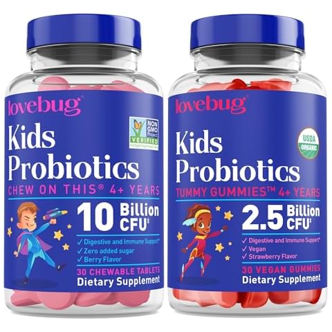 Lovebug All Round Protection Probiotic Chewable and Gummy Bundle Cover