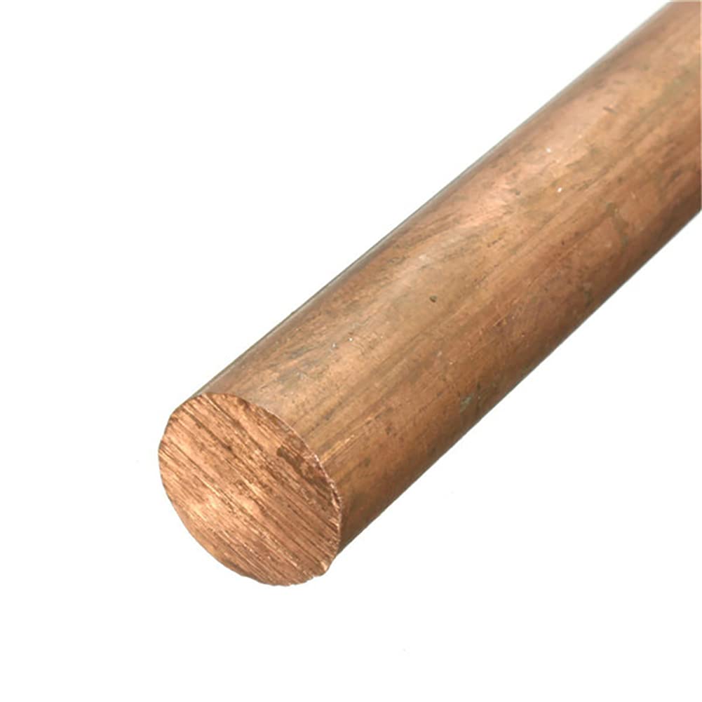 pręty metalowe cu pręt ze stali nierdzewnej Okrągły pręt z miedzi Maozaoc, do materiału uchwytu, podpór, rzemiosła metalowego Hobby / 25 mm * 250 mm (Size : 18Mm*250Mm)