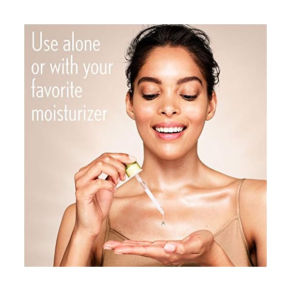 Aveeno Positively Radiant MaxGlow Infusion Drops with Moisture Rich Soy & Kiwi Complex, Hypoallergenic, Non-Comedogenic, Paraben- & Phthalate-Free Moisturizing Facial Serum, 1.35 fl. oz