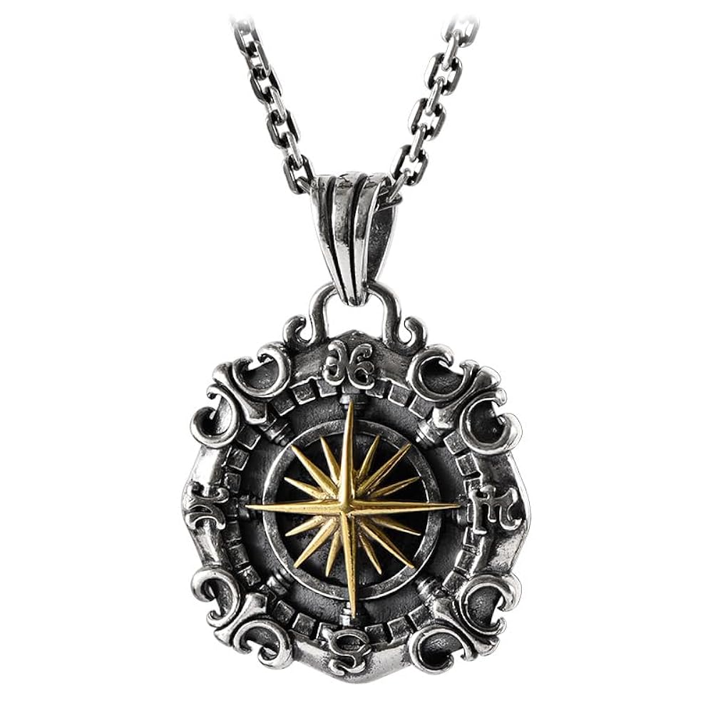 Amazon | [JAUNATIS ACCESSORIES] S925銀素材 太陽神 ユリ模様