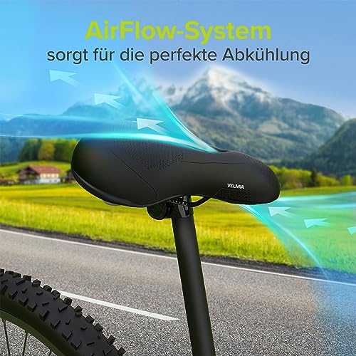 Fahrradsattel Velmia für Stadtfahrräder bequemer Sattel für Männer