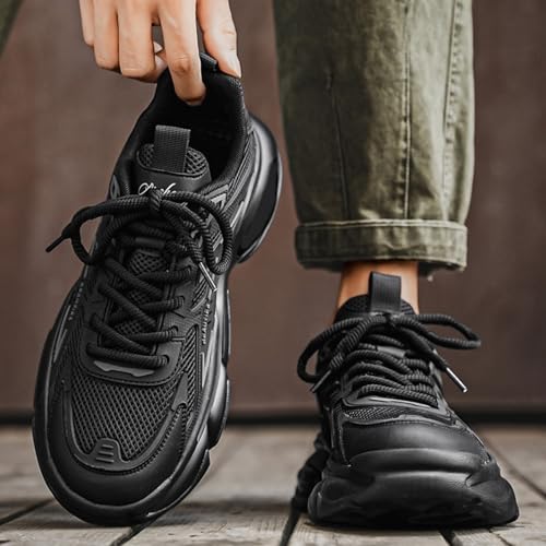 Men's Fashion Lace - Up Sneakers - Versatile Jogger Running Shoes, Ideal for Casual Walking & Tennis Activities4