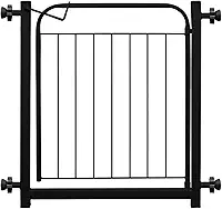 Portão Pet Segurança para Cães e Bebês Largo 69 a 84cm C/ Extensor 10cm Cor Preto