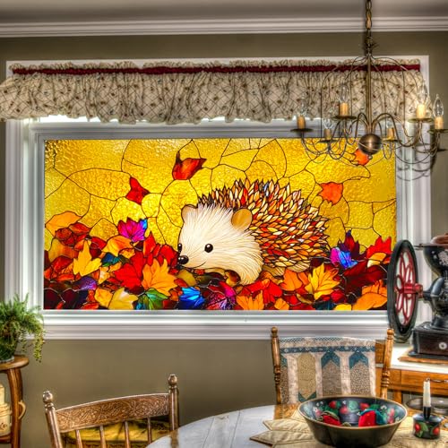 HOMETITUTE Vinilo Decorativo de Otoño 39.37x17.72 Pulgadas miniatura 1