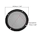 sourcing map 2Stk. Lautsprecher Gitter Abdeckung 6.5 Zoll 184mm Masche Dekorativ Kreis Subwoofer Schutz Schwarz