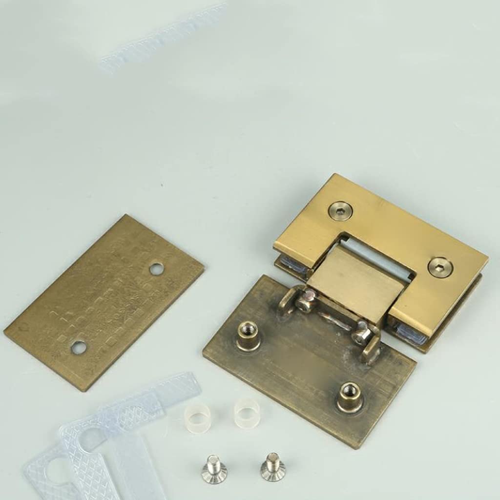 Charnière elliptique 180° pour porte de douche en verre - IGS Déco