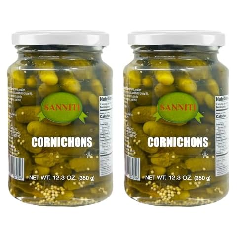 Sanniti Spanish Cornichons, 2-Pack 12.3 oz Cover