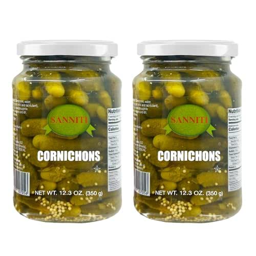 Sanniti Cornichons | Imported from Spain | Perfect for Charcuterie