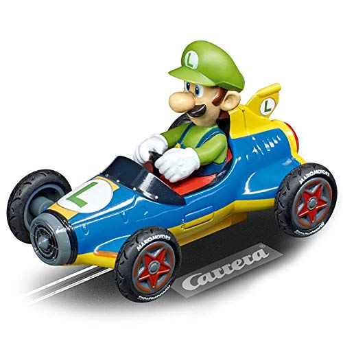 Carrera GO!!! Mario Kart™ - Mach 8 Rennbahn-Set I Rennbahnen und lizensierte Slotcars | bis zu 2 Spieler | Für Jungs und Mädchen ab 6 Jahren & Erwachsene