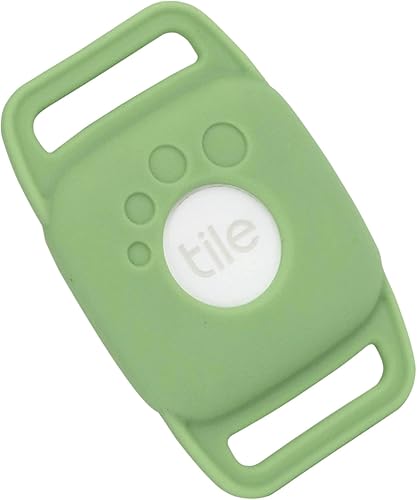 Tile Mate (2022) y combo de collar de mascota, rastreador Bluetooth, localizador alcance de hasta 250 pies. Batería de hasta 3 años. Resistente al